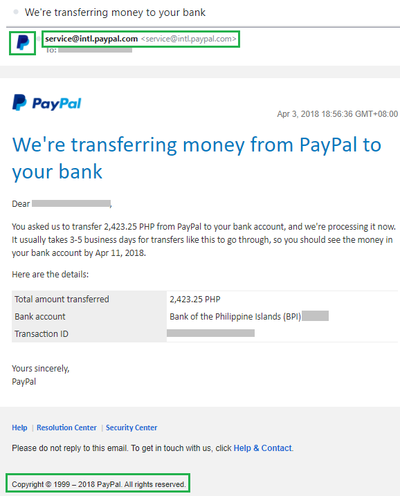 fake paypal send money