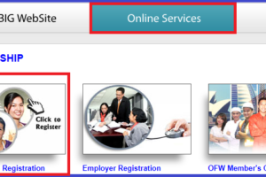 pag ibig online services